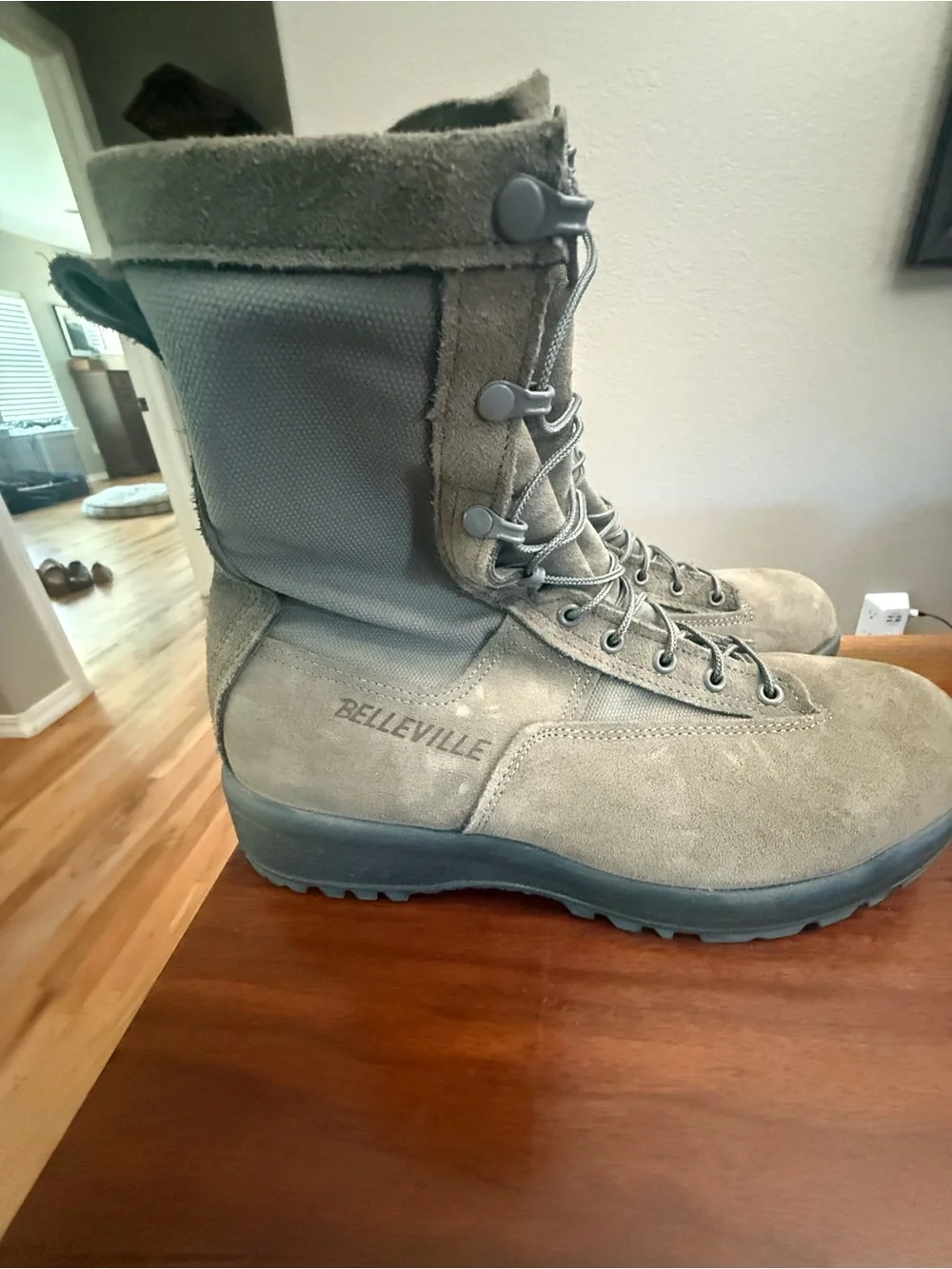 Belleville rugged suede
